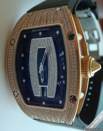 Richard Mille RM 007 PG - RM007 Black Dial/Bezel Diamonds