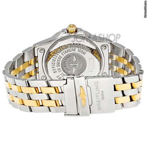 replica Breitling Galactic 30 18kt Yellow Gold and Steel Ladies Watch B71340L2-C815TT WATCHES 1 