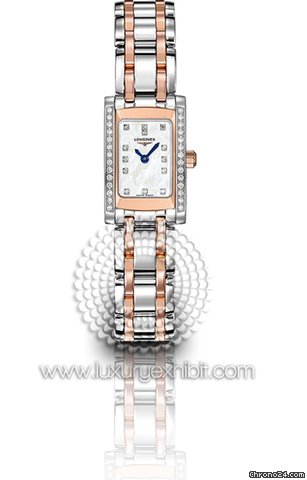 Longines Prima Luna Stainless Steel Case Set with Diamonds Ladies Watch L5.158.5.89.7