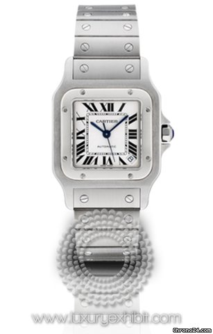 Cartier Santos Stainless Steel Mens Watch W20098D6