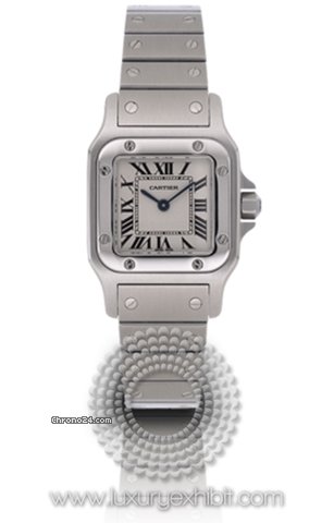 Cartier Santos Stainless Steel Ladies Watch W20056D6