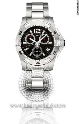Longines HydroConquest Chronograph Stainless Steel Mens Watch L3.650.4.56.6