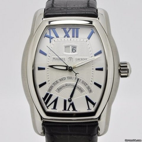 Maurice Lacroix Masterpiece Jours Retrograde Tonneau