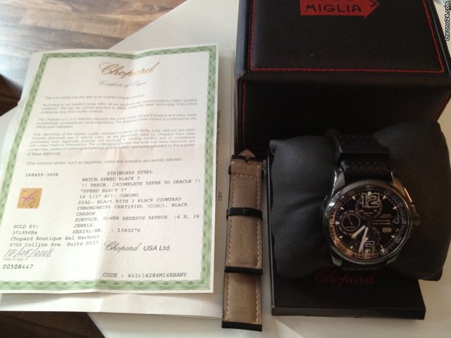 Chopard Mille Miglia Gran Turismo XL Chron " SPEED BLACK 3"