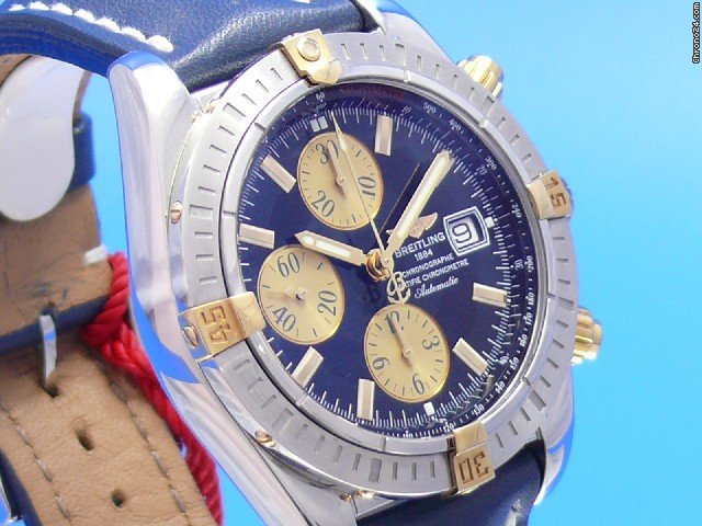 replica Breitling CHRONOMAT EVOLUTION STAHL/GOLD NEU WATCHES 1 