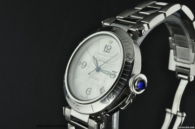 replica Cartier Stainless Steel White Dial Pasha C B&P W31031H3 WATCHES 1 