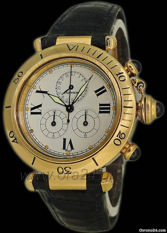 Cartier Pasha de Cartier Chronoreflex 35mm 18k Gold