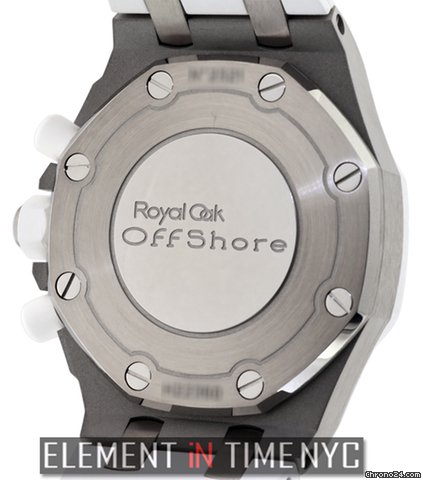 replica Audemars Piguet Royal Oak Offshore Chronograph Lady Steel 37mm NIB WATCHES 1 