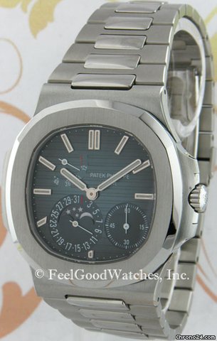 Patek Philippe 5712/1A Nautilus Moon Phase Power Reserve, Steel
