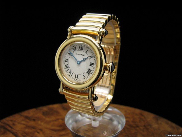Cartier Diabolo Pm Damenuhr 18kt. Gelb Gold / Wie Neu