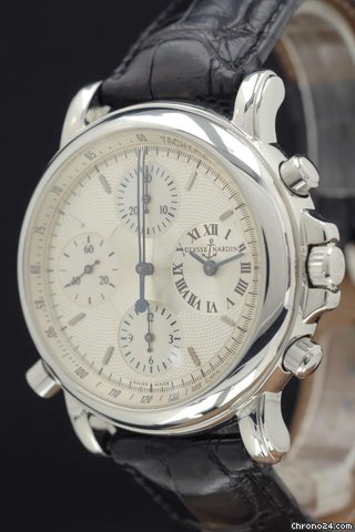replica Ulysse Nardin -Berlin 1907 -Doppelchrono- am Lederband WATCHES 1 