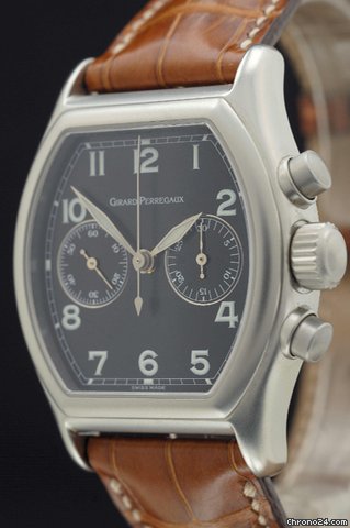 replica Girard Perregaux Richeville - Handaufzug am Lederband WATCHES 1 