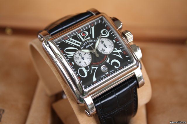 replica Franck Muller Conquistador Cortez Chrono whitegold WATCHES 1 