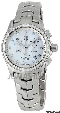 TAG Heuer Link Diamond Chronograph Ladies Watch CJF1314.BA0580