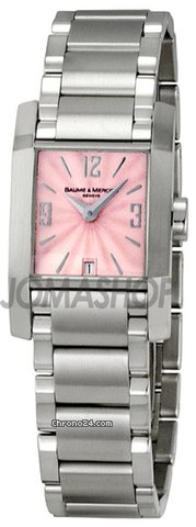 Baume & Mercier and  Diamant Pink Dial Ladies Watch 8709