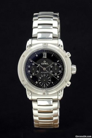 Gevril Gent's Automatik Chronograph in Stahl
