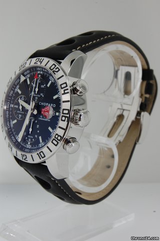 replica Chopard Mille Miglia GMT Steel Black Chronograph Mens Watch WATCHES 1 