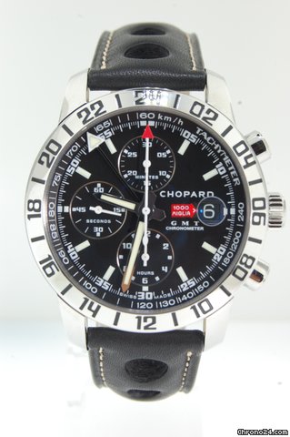 Chopard Mille Miglia GMT Steel Black Chronograph Mens Watch