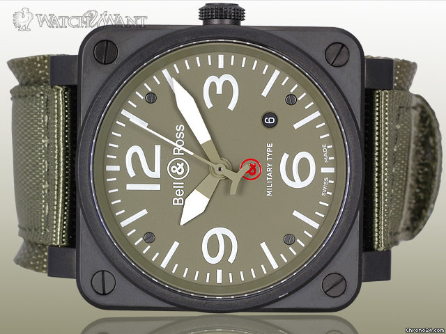 Bell & Ross "GI Joe" - 42mm PVD - BR03-92-S
