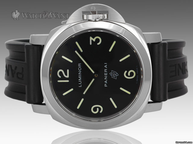 Panerai PAM 000 Luminor Base Logo 44mm Stainless Steel