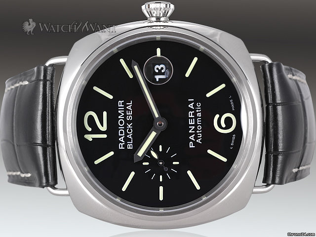 Panerai PAM 287 J - Radiomir Black Seal Automatic - 45mm Stainless Steel - Boxes/Papers 100% Complete & As-New