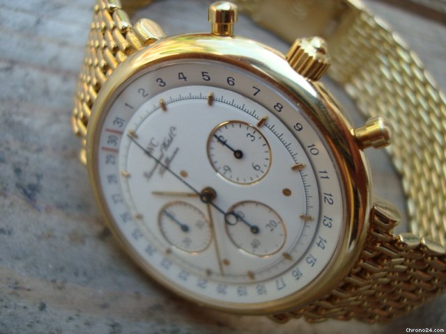 IWC Portofino Chronograph in Gelbgold von 1992