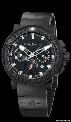 Ulysse Nardin BLACK SEA CHRONOGRAPH - 100 % NEW