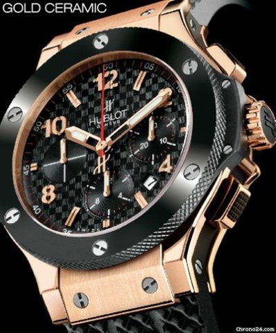 Hublot Big Bang Gold Ceramic /D.S.R. NEW
