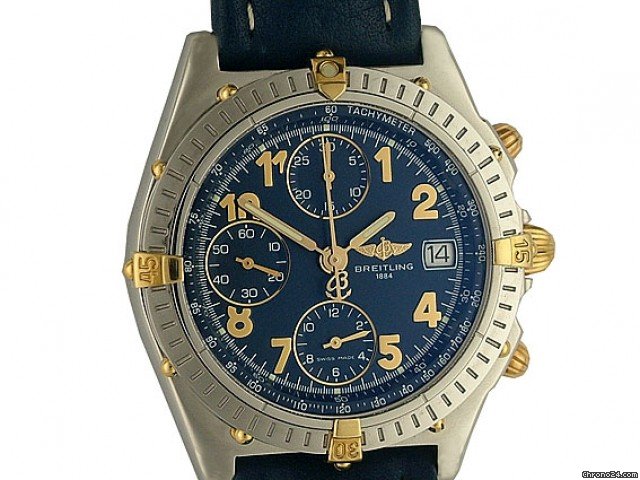 Breitling Chronomat Stahl/Gelbgold Vintage 39mm