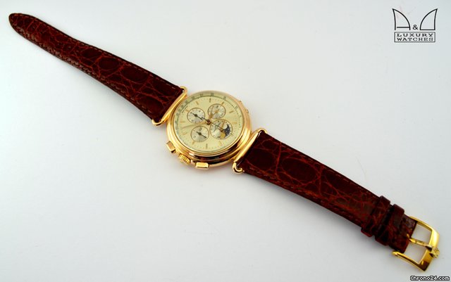 replica Ulysse Nardin 531-77 CHRONOGRAFO FASI LUNA ORO ROSA 18KT WATCHES 1