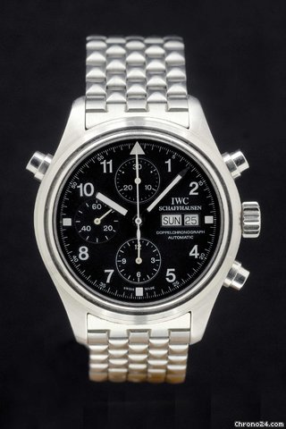 IWC Doppelchronograph in Stahl