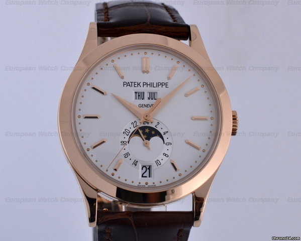 Patek Philippe Annual Calendar 18K Rose Gold Stick Dial 38MM