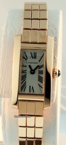 replica Cartier Tank Allongee Rose Gold Pre-owned WATCHES 1 