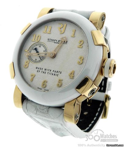 Romain Jerome Titanic-DNA 18K Rose Gold & White Ceramic Watch