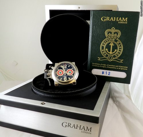 replica Graham CHRONOFIGHTER MARK II  OVERLORD  LIMITED EDITION ITALIA 50P. WATCHES 1 