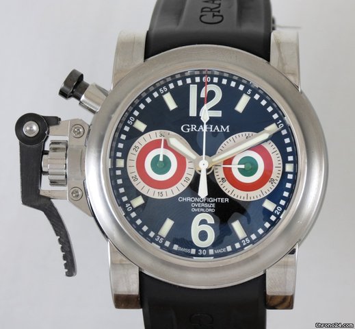 Graham CHRONOFIGHTER MARK II  OVERLORD  LIMITED EDITION ITALIA 50P.