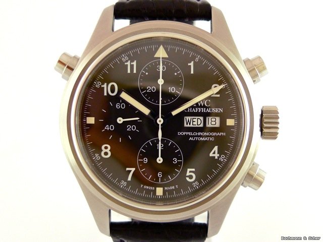 replica IWC Flieger Doppelchronograph, Ref. 3713 WATCHES 1 