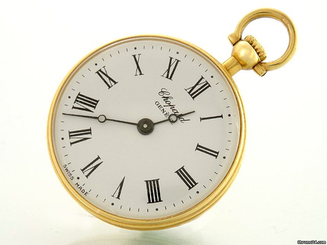 Chopard Halskettenuhr 18K Gelbgold