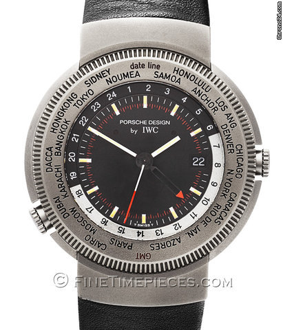 IWC Porsche Design Reiseuhr World Time Alarm - 3821 - 001
