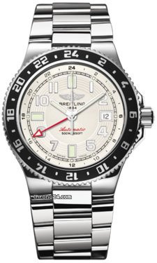 Breitling Superocean GMT Stainless Steel