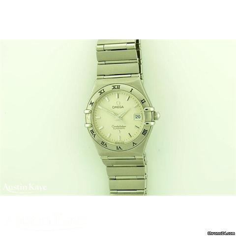 Omega Constellation steel quartz on bracelet