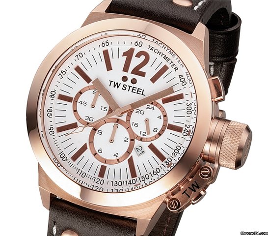 TW Steel CEO CANTEEN TWCE-1019 Herrenuhr Chronograph GOLD