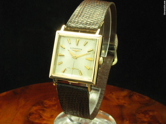 Longines 18kt 750 Gold Handaufzug Unisexuhr