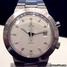 Omega vintage dynamic Chronostop jumbo white dial mechanical RARE