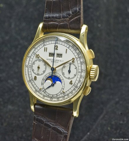 replica Patek Philippe 1518 yellow  gold WATCHES 1 