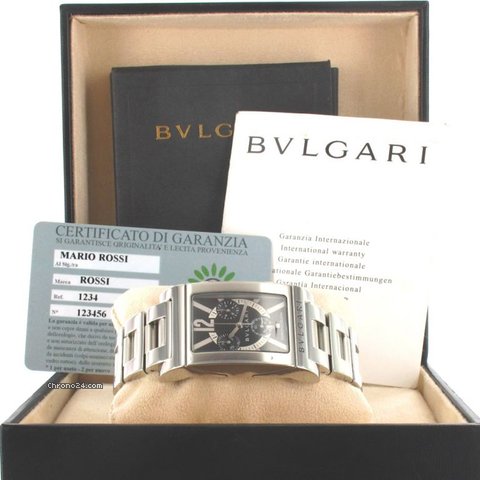 replica Bulgari Rettangolo chrono WATCHES 1 