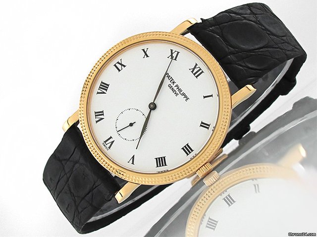 Patek Philippe "CALATRAVA 3919" 33 mm 750/- Gelbgold Handaufzug