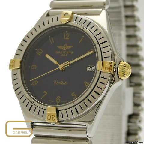 Breitling Callisto Stahl-Goldreiter