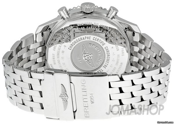 replica Breitling Navitimer World Blue Dial Stainless Steel Mens Watch A2432212-C651SS WATCHES 1 