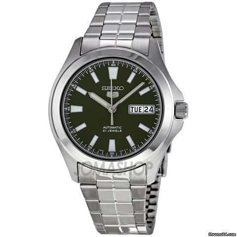 Seiko 5 Blue Stainless Steel Automatic Mens Watch SNKL05